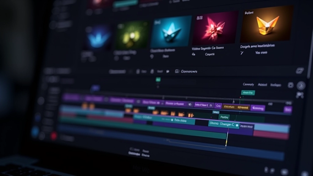 Panel de efectos en After Effects mostrando biblioteca completa de opciones visuales predefinidas