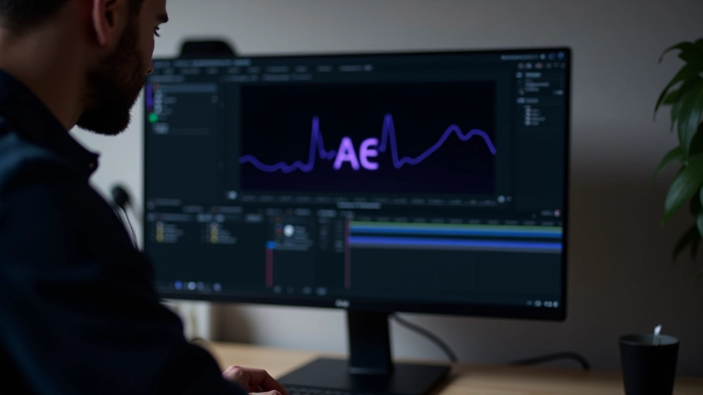 Gráfico de animación en After Effects mostrando curvas de velocidad entre keyframes, editor de velocidad