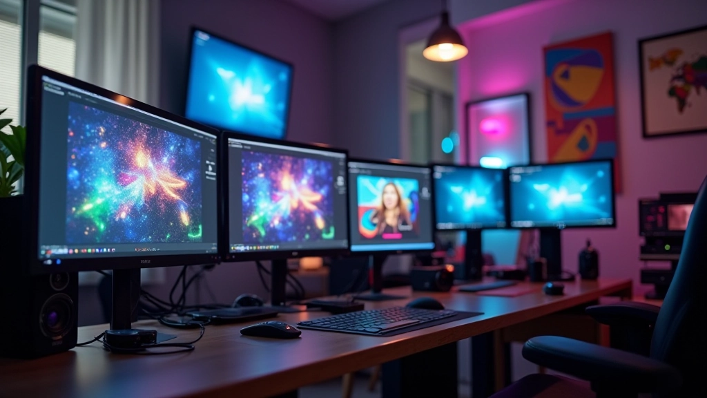 Espacio de trabajo en AnimaVision Formación S.L. con equipos profesionales de animación