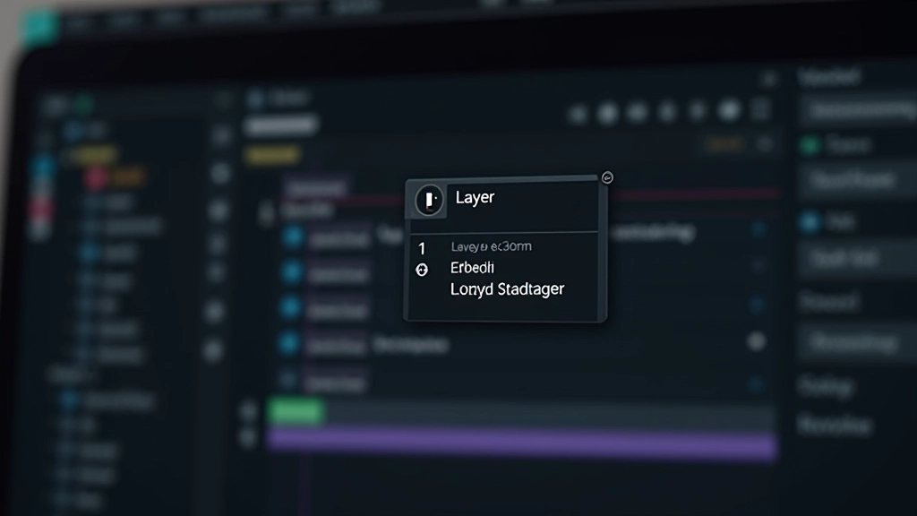 Pantalla de After Effects con panel de capas bien organizado y estructura jerárquica clara
